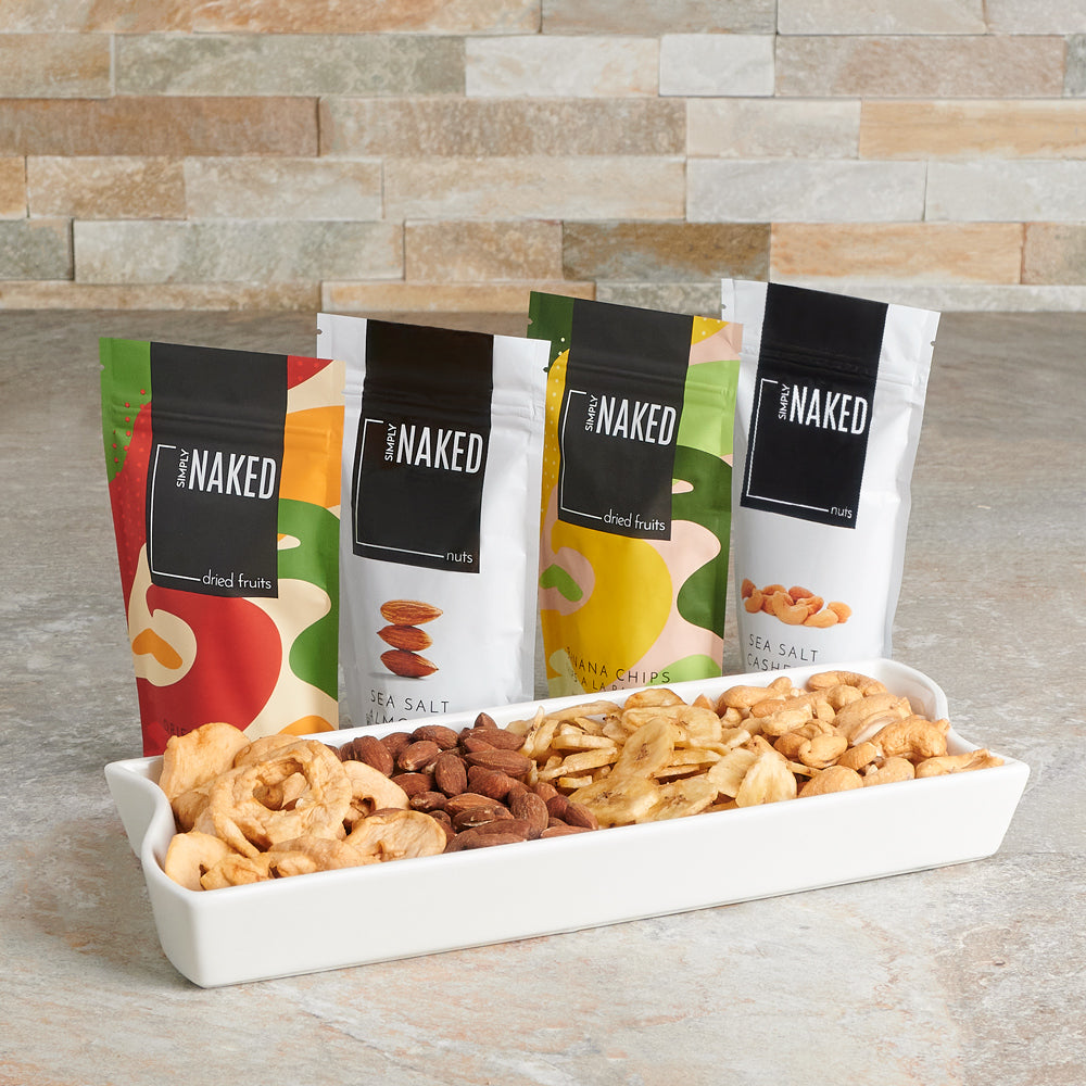 Healthy Snack Time Gift, gourmet gift, gourmet, fruit gift, fruit, nuts gift, nuts, fruit &amp; nuts gift, fruit &amp; nuts