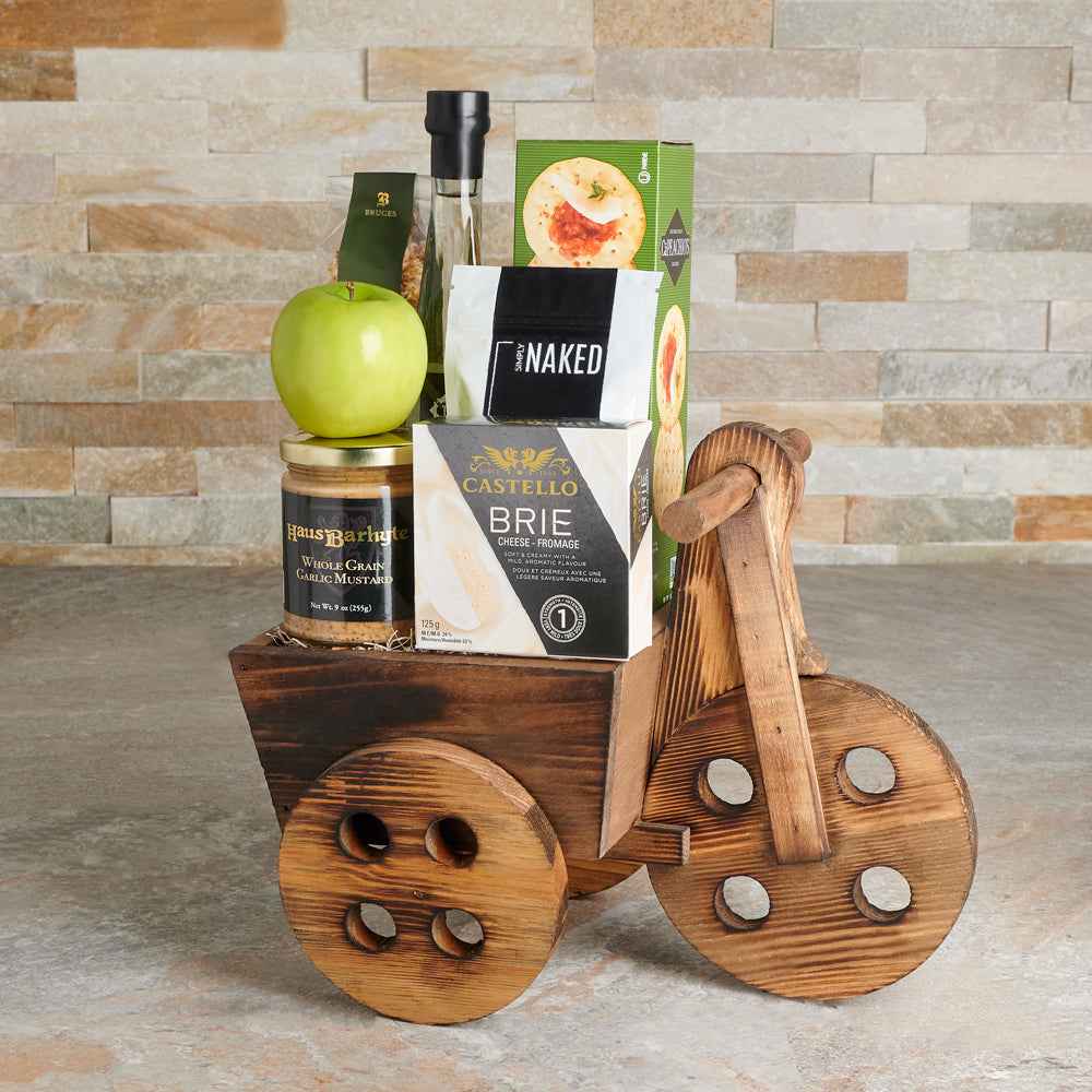 Cheesy &amp; Easy Snack Gift Basket, gourmet gift, gourmet, appetizer gift, appetizer