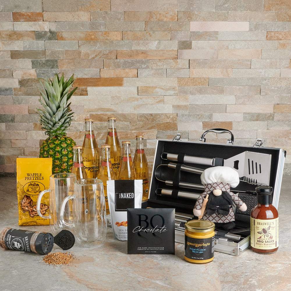 Zesty BBQ Gift Set with Beer, gourmet gift, gourmet, beer gift,  beer, barbecue gift, barbecue, bbq gift, bbq, grilling gift, grilling, Set 25320-2022