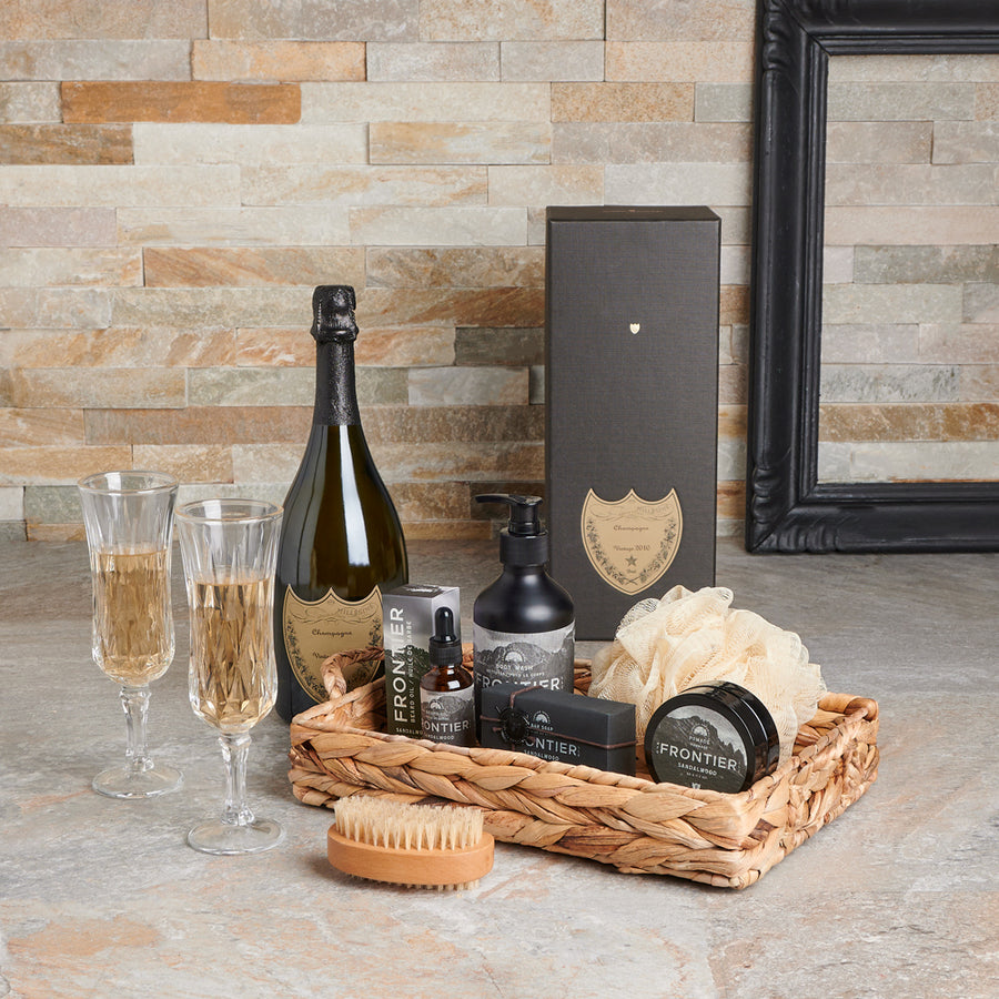 The Deep Relaxation Spa Basket, spa gift, spa gift for him, spa, mens spa gift, fathers day, fathers day gift