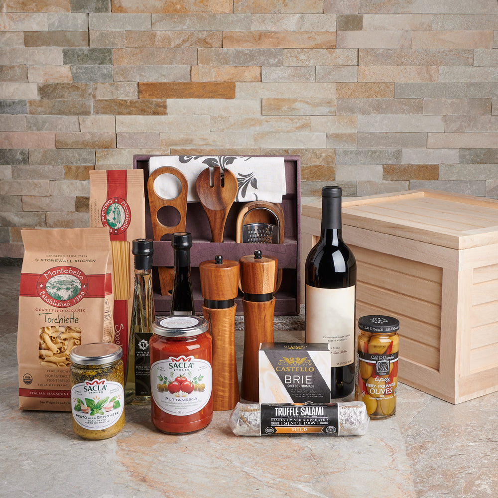 Gourmet Wine &amp; Pasta Gift Set, wine gift, wine, pasta gift, pasta, gourmet gift, gourmet