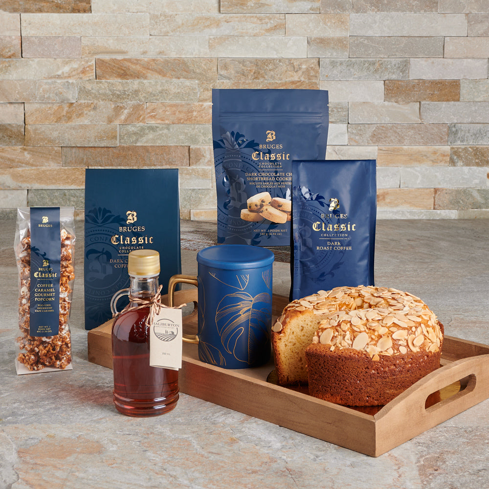 On the Go Coffee & Cake Gift Set, coffee gift, coffee, gourmet gift, gourmet, coffee cake gift, coffee cake