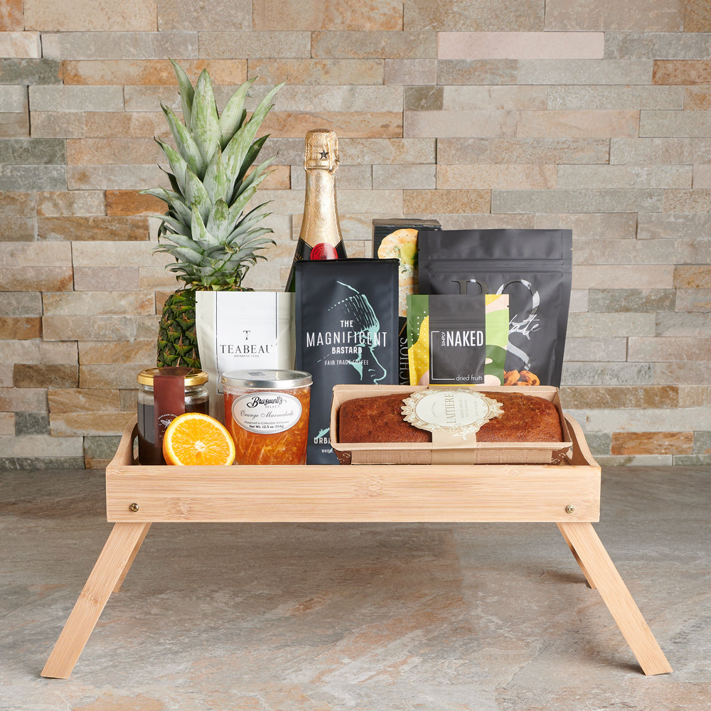 The Delectable Treats Gift Set, gourmet gift, gourmet, champagne, champagne gift, sparkling wine, sparkling wine gift, fruit gift, fruit