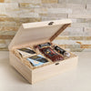 The Premium Rustic Meat & Cheese Gift Crate, gift crates, cheese, salami