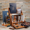 Indulgent Table Top Barkeep Gift, liquor gift, liquor gift basket, liquor, bar gift set, barkeeper gift