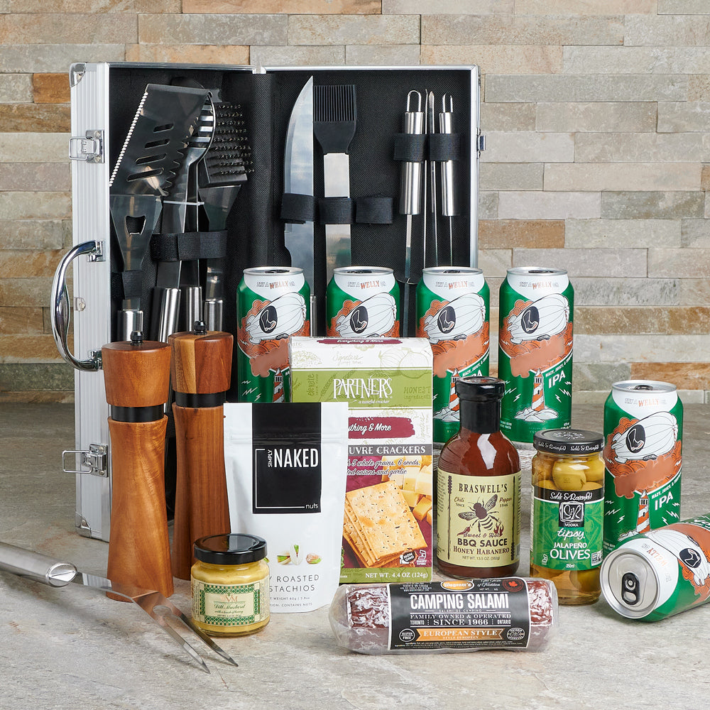 St. Patrick’s Day Craft Beer & Grilling Gift Set, beer gift, gourmet gift, grilling gift, craft beer gift, st patrick's day gift, st patricks day