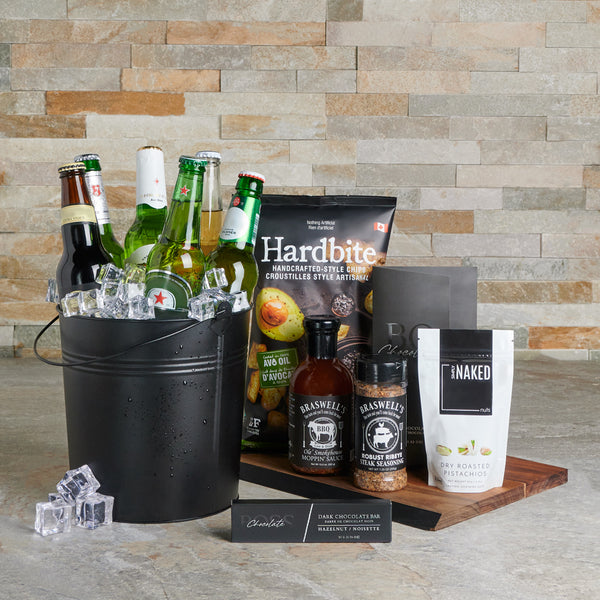 Sumptuous Beer & Snack Sampler Board, gourmet gift, beer gift, beer, beer sampler