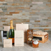 The Spirit of Joy Gourmet Gift Basket, sparkling wine gift, sparkling wine, champagne gift, champagne, gourmet gift, snack gift