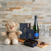 Decadence For 2 Champagne Gift Basket, Valentine's Day gifts, sparkling wine gifts