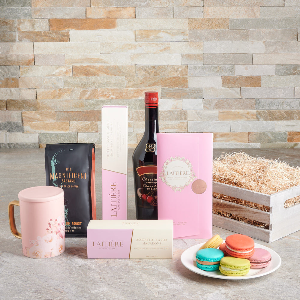 Mother’s Day Spike Coffee Crate, chocolate gift, coffee gift, mother's day gift