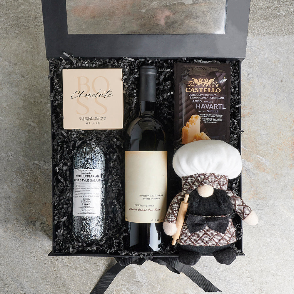 The Remarkable Chef, gourmet gift, wine gift, wine, wine pairing gift, chocolate gift