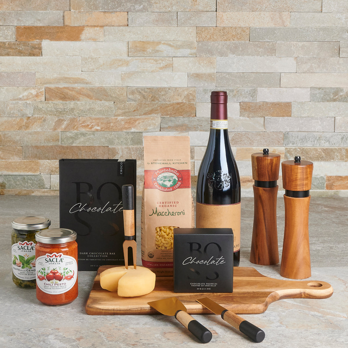 Entertaining Wine &amp; Pasta Gift Set, wine gift baskets, gourmet gift baskets, gift baskets, gourmet gifts