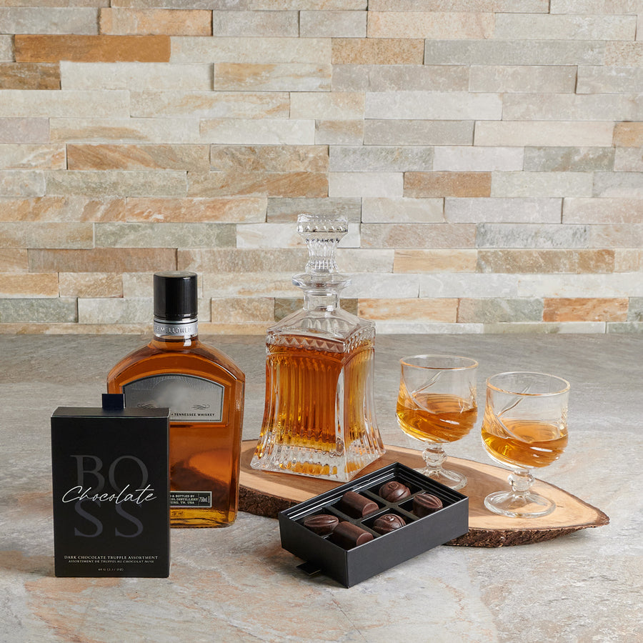 Ultimate Decanter Gift Set, liquor gift, decanter set gift, decanter gift, liquor, gift basket