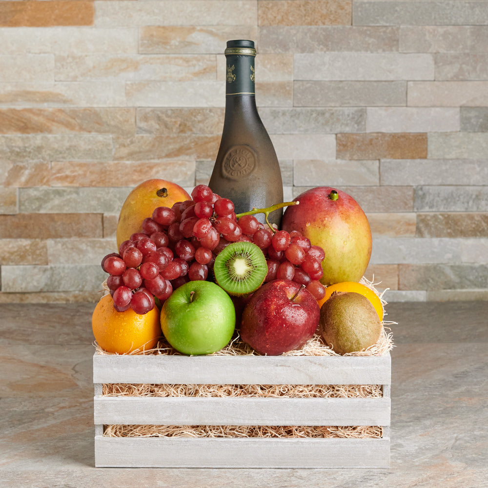 Vegan,  Wine Gift Basket,  wine,  gourmet gifts,  gourmet,  Fruits Gift Basket,  Fruit, wine gift delivery, delivery wine gift, fruit gift canada, canada fruit gift, toronto