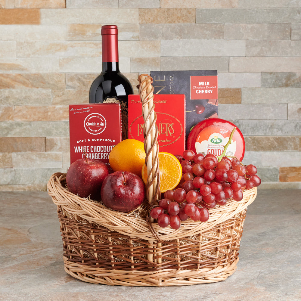 cookies,  Chocolate,  Cheese,  Wine Gift Basket,  wine,  gourmet gifts,  gourmet,  Fruits Gift Basket,  Fruit, wine and fruit gift delivery, delivery wine and fruit gift, wine and fruit canada, canada wine and fruit, toronto