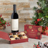 Wine ‘n’ Truffles Xmas Gift Set, Wine Gift Baskets, Gourmet Gift Baskets, Christmas Gift Baskets, Xmas Gifts, Wine, Truffles, Canada Delivery