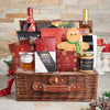 Christmas Wine Bounty Gift Set, Wine Gift Baskets, Christmas Gift Baskets, Gourmet Gift Baskets, Xmas Gifts, Crackers, Cheese, Chocolate, Nuts, Wine, Canada Delivery