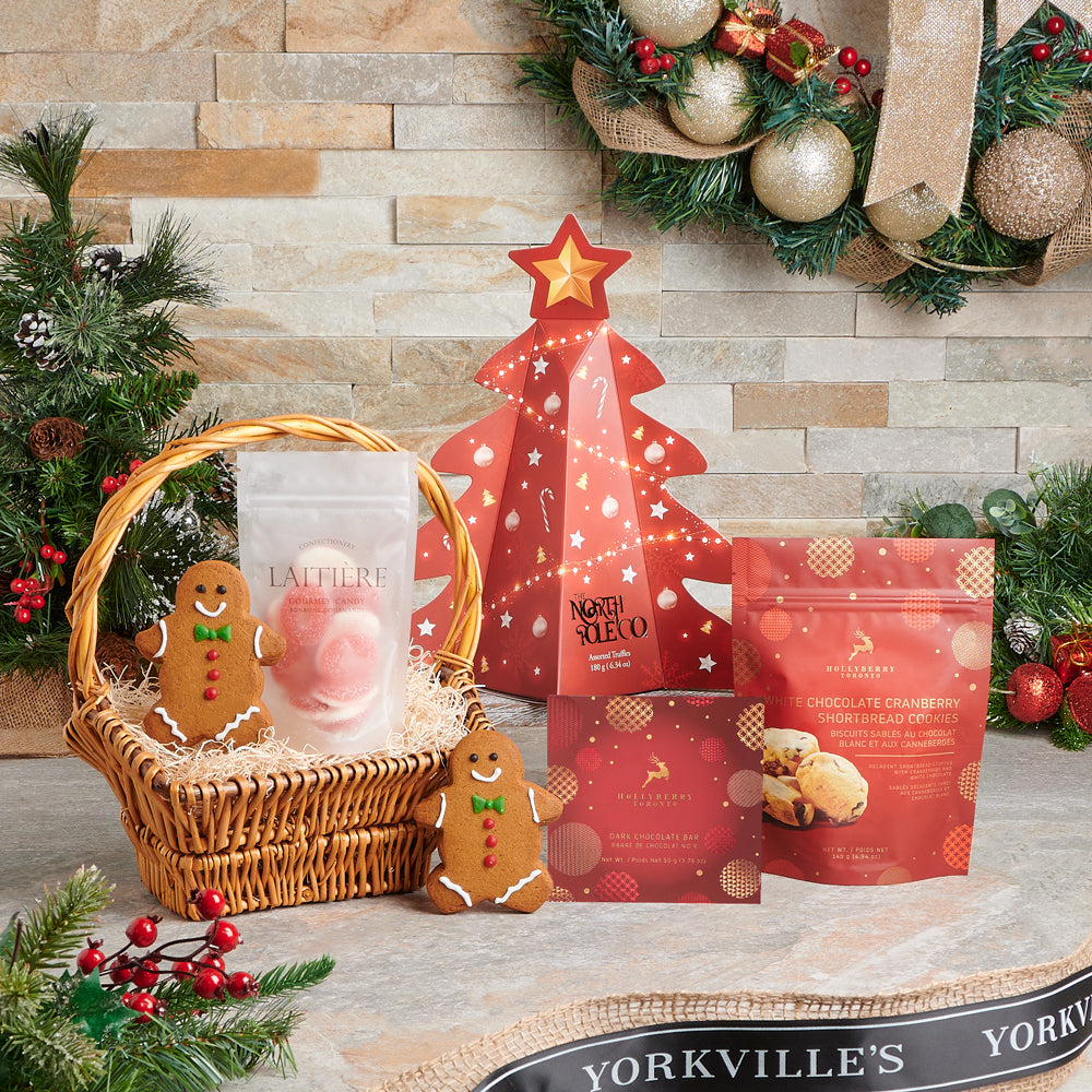 Sweet Holiday Wishes Gift Set, Chocolate,  gourmet gifts,  gourmet,  cookies,  christmas gift set,  christmas, gourmet gift set delivery, delivery gourmet gift set, christmas set canada, canada christmas set, toronto