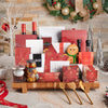 Opulent Christmas Wine & Chocolate Gift Set, wine gift, wine, christmas gift, christmas, holiday gift, holiday, gourmet gift, gourmet, charcuterie gift, charcuterie