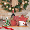 Saint Nick’s Christmas Cookie Gift with Wine, wine gift, wine, christmas gift, christmas, holiday gift, holiday, coffee gift, coffee, cookie gift, cookie