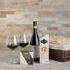 Wine Gift Basket,  Snacks,  Cheese, Canada Delivery, wine gifts,  wine,  Gift Basket,  gourmet gift baskets