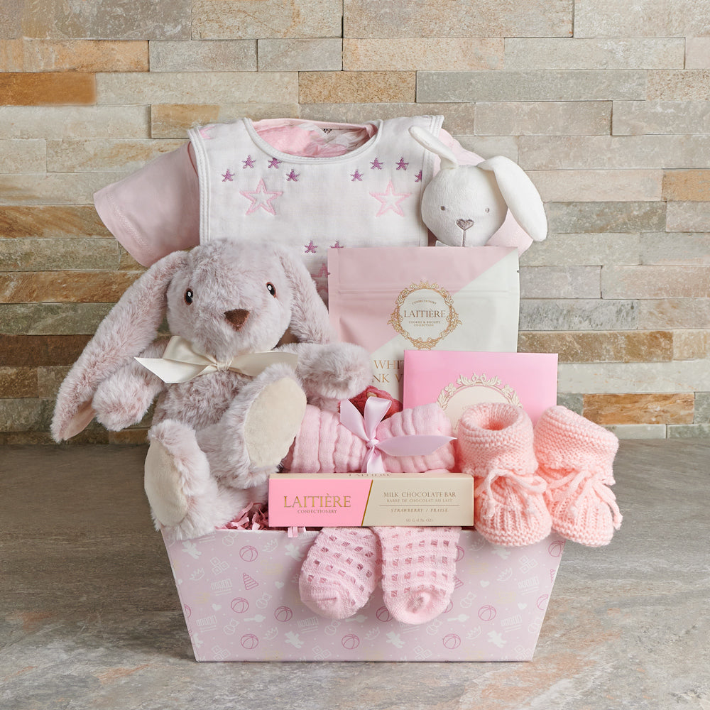 Complete Baby Girl Rabbit Gift Set, baby girl gift, baby girl, baby gift, baby, baby shower gift, baby shower