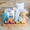 Baby Boy Blanket & Toy Gift Tray, baby gift, baby, baby boy gift, baby boy, baby shower gift, baby shower