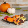 Seasonal Shaped Fall Cookies, Autumn Gifts, Thanks Giving Cookies, Halloween Cookies, Canada Delivery