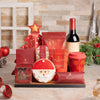 Sweet Santa & Wine Christmas Gift Set, christmas gift, christmas, holiday gift, holiday, wine gift, wine, gourmet gift, gourmet