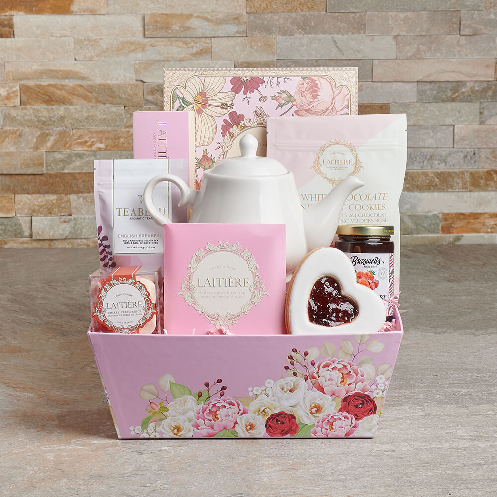 Teatime Temptations Gourmet Gift, tea gift, tea, gourmet gift, gourmet, chocolate gift, chocolate, cookie gift, cookie