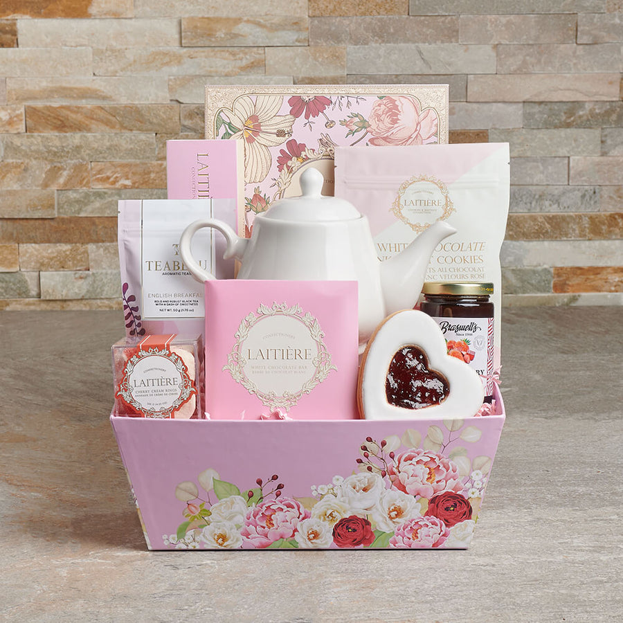 Teatime Temptations Gourmet Gift, tea gift, tea, gourmet gift, gourmet, chocolate gift, chocolate, cookie gift, cookie