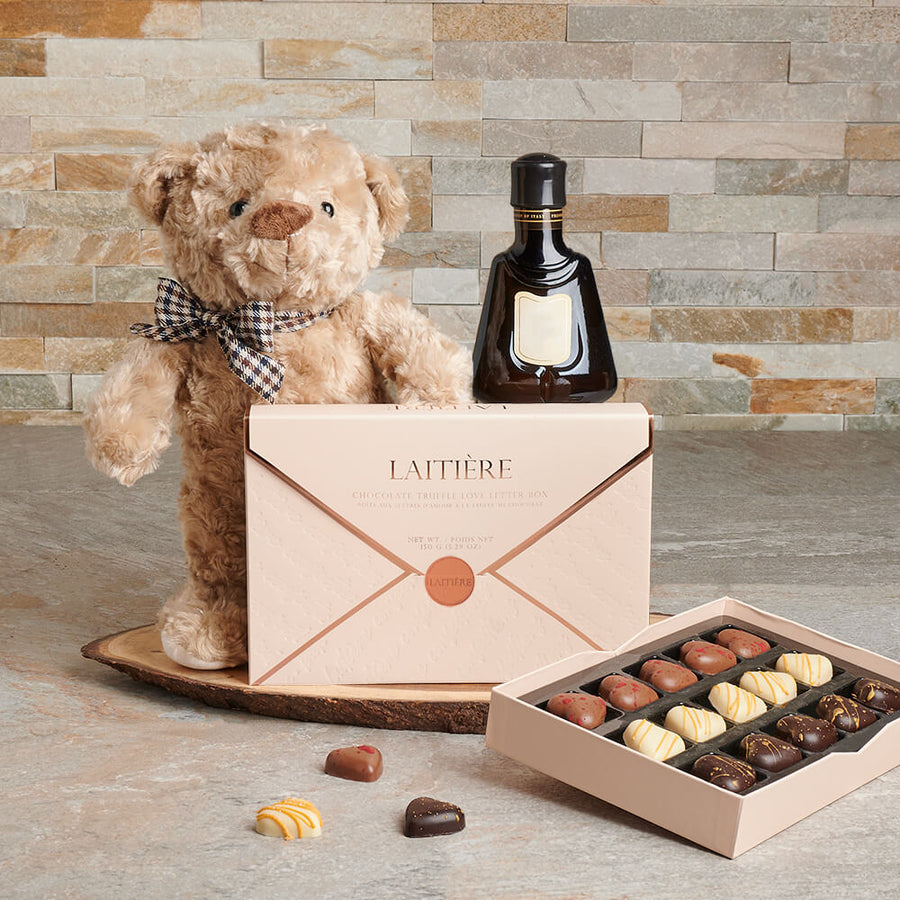 The Suave Celebration Gift Set, liquor gift, liquor, gourmet gift, gourmet, chocolate gift, chocolate