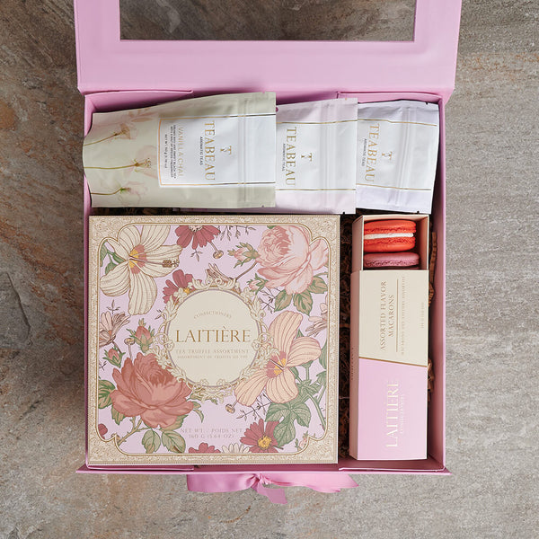 The Truffles & Tea Variety Gift Box Tea gift baskets Canada
