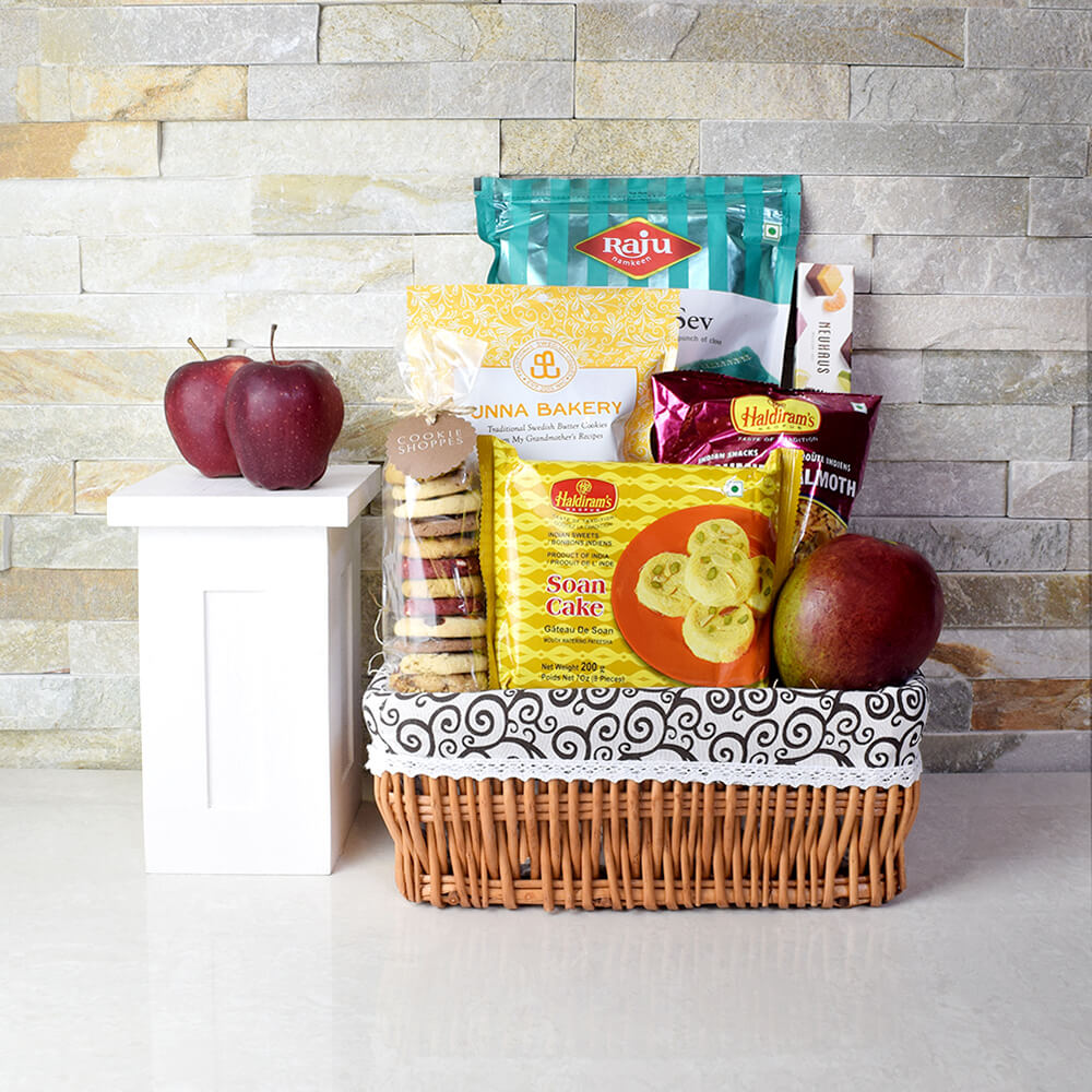 TRUE ESSENCE OF DIWALI GIFT BASKET, Diwali gift basket, Diwali hampers, gourmet gift baskets, corporate Diwali gifts