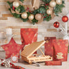 Yuletide Snack Gift Basket, gourmet gift, gourmet, christmas gift, christmas, holiday gift, holiday, chocolate gift, chocolate