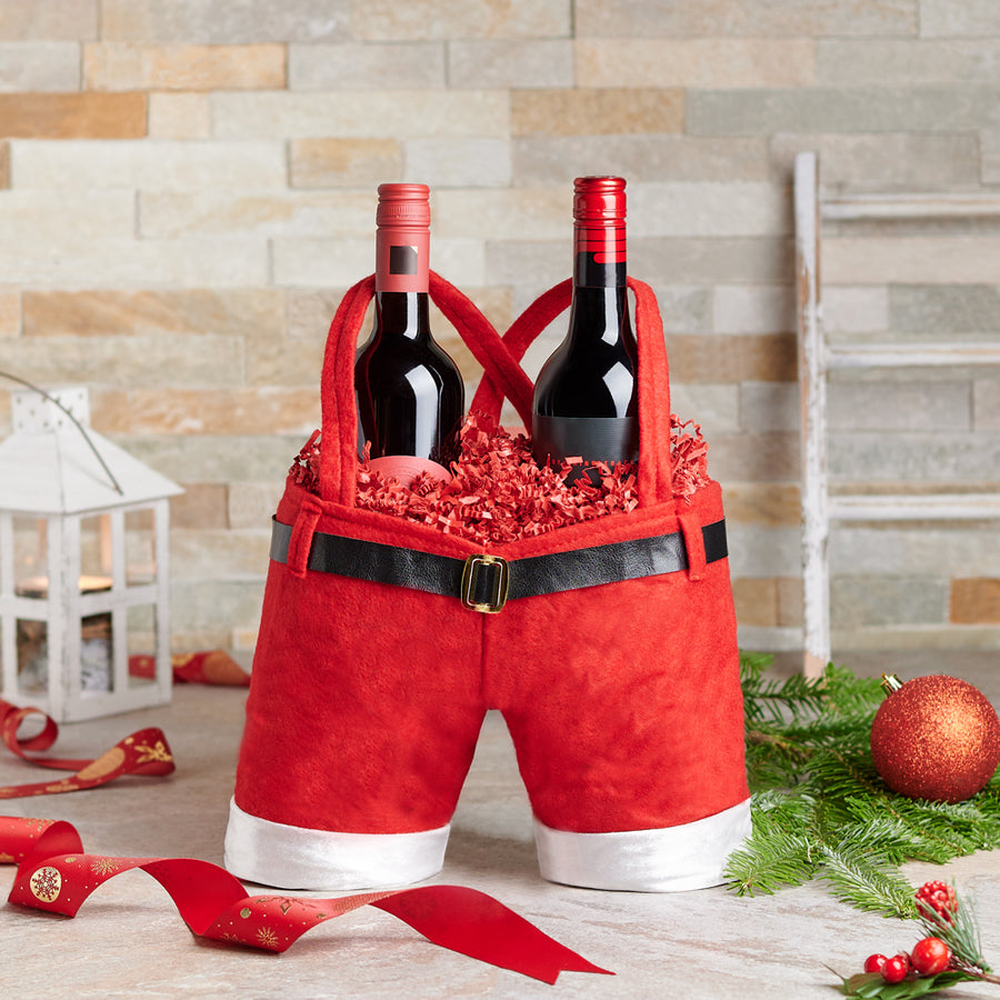Merry & Bright Wine Gift Basket, Christmas gift baskets, wine gift baskets
