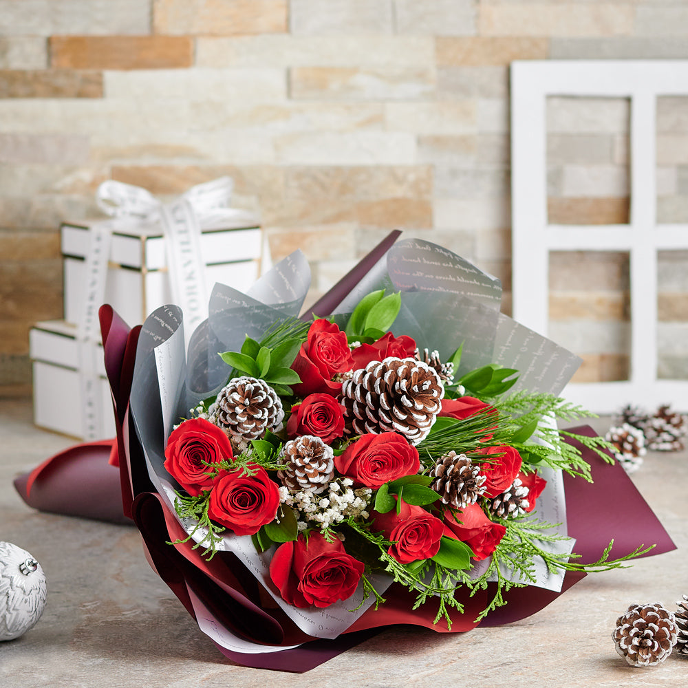 holiday,  christmas,  flowers,  floral arrangement,  Floral Gift,  Set 24002-2021, holiday floral delivery, delivery holiday floral, christmas flowers canada, canada holiday flowers, toronto