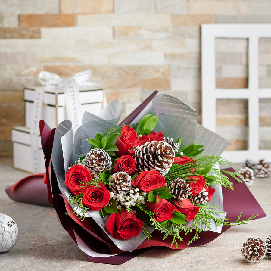 holiday,  christmas,  flowers,  floral arrangement,  Floral Gift,  Set 24002-2021, holiday floral delivery, delivery holiday floral, christmas flowers canada, canada holiday flowers, toronto