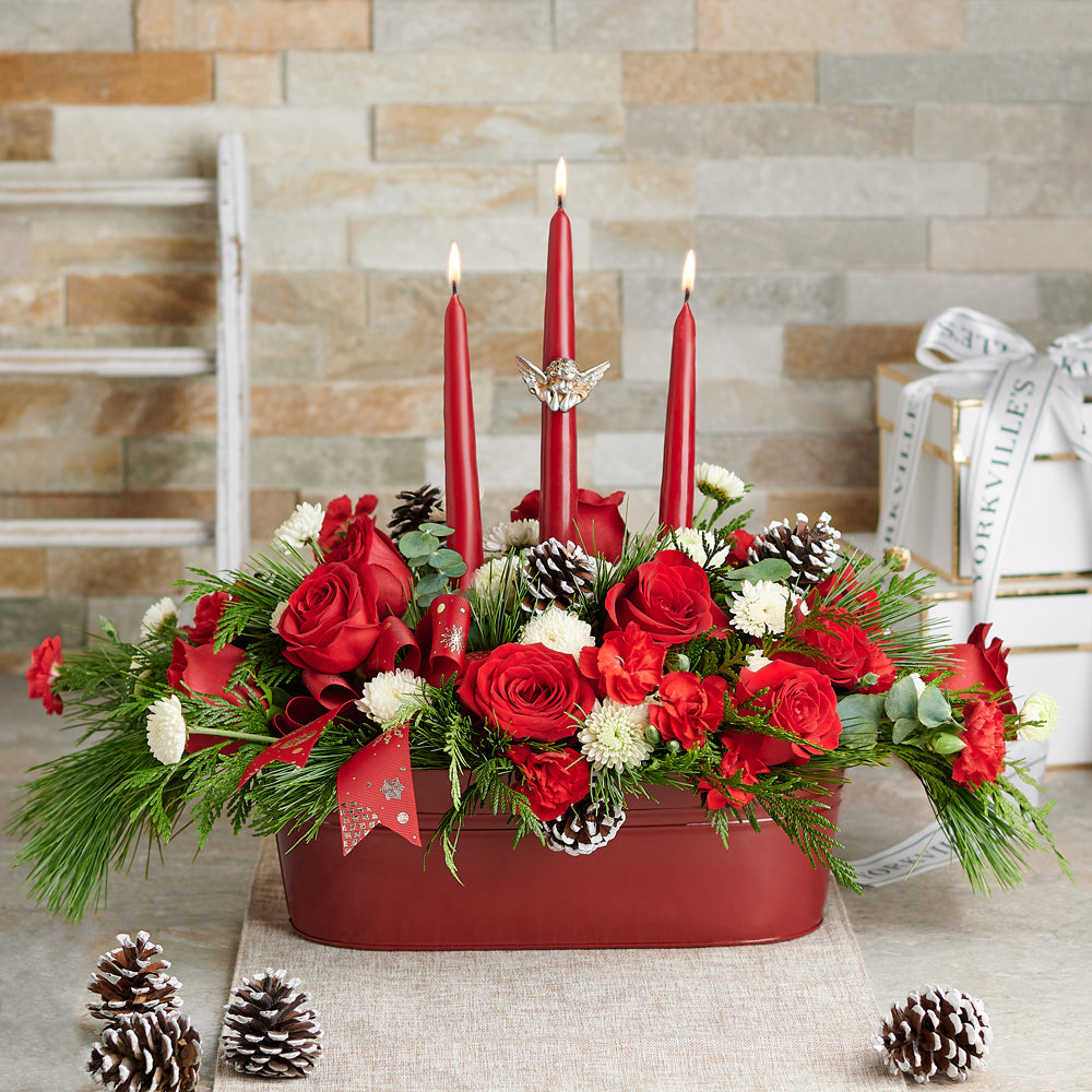 christmas arrangement,  flowers,  floral arrangement,  Floral Gift,  holiday,  christmas,  Set 24009-2021, holiday arrangement delivery, delivery holiday arrangement, christmas flowers canada, canada christmas flowers, toronto