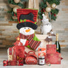 Luxe Christmas Gift Crate, Christmas Gift Crate, Christmas Champagne Gift Baskets, Chocolate Gift Baskets, Christmas Gourmet Gift Baskets, Christmas Stocking, Pretzels, Chocolates, Jam, Cheeseball, Cookies, Popcorn, Canada Delivery