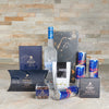 Sweet Treat & Liquor Gift Set, Liquor Gift Baskets, Chocolate Gift Baskets, Gourmet Gift Baskets, Canada Delivery