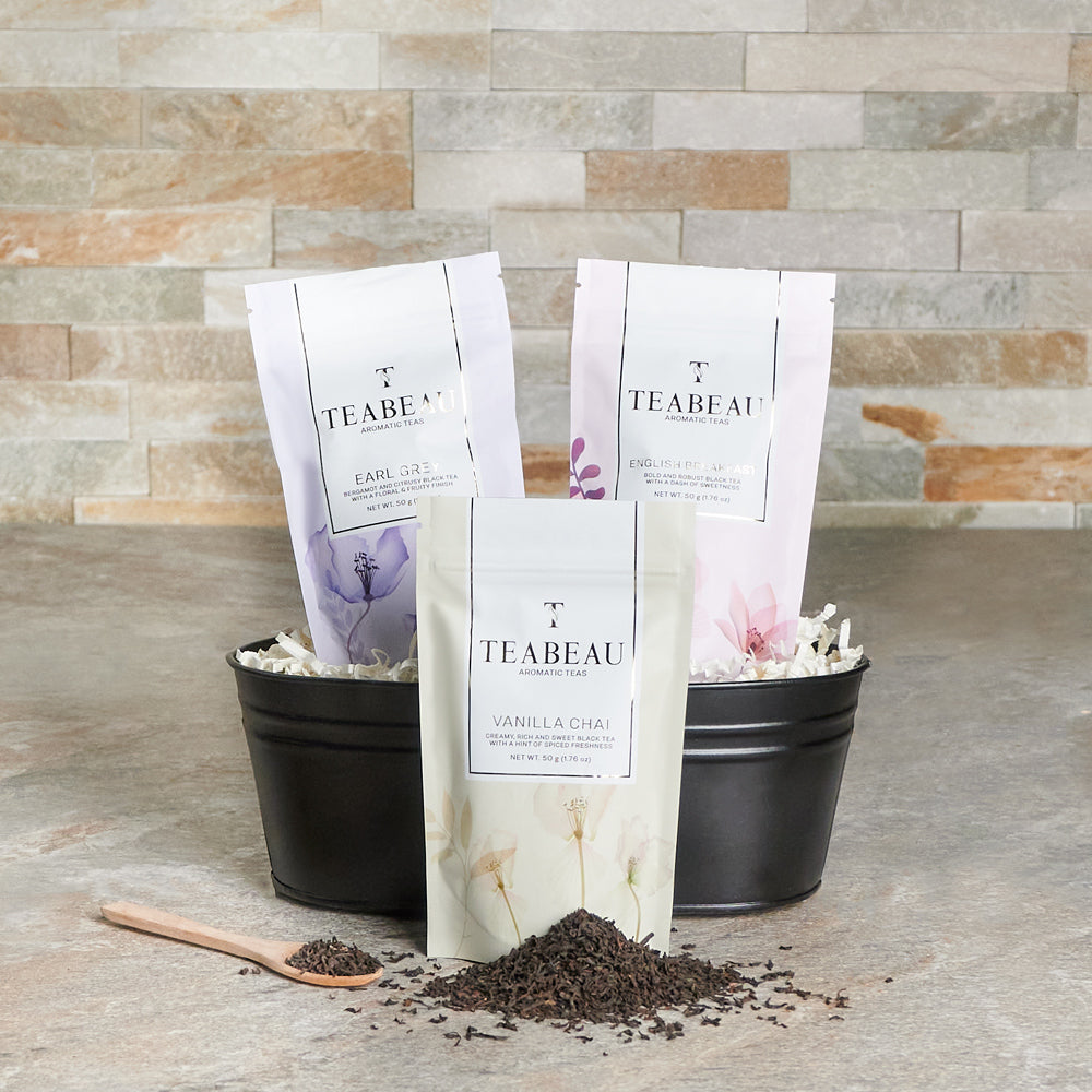 The Strong Tea Gift Basket, Tea Gifts, Healthy Gift Baskets, Canada Delivery