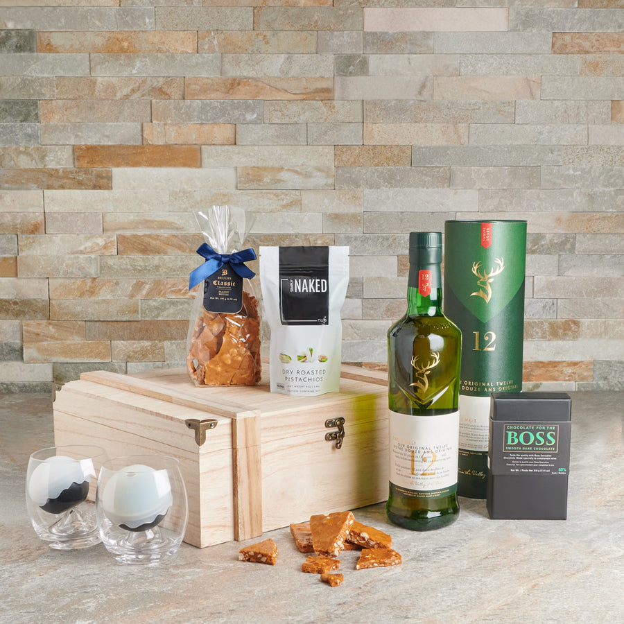 nuts, Chocolate, whiskey, Liquor Gift Set, Liquor,  liquor gift box delivery, delivery liquor gift box, liquor box canada, canada liquor box, toronto