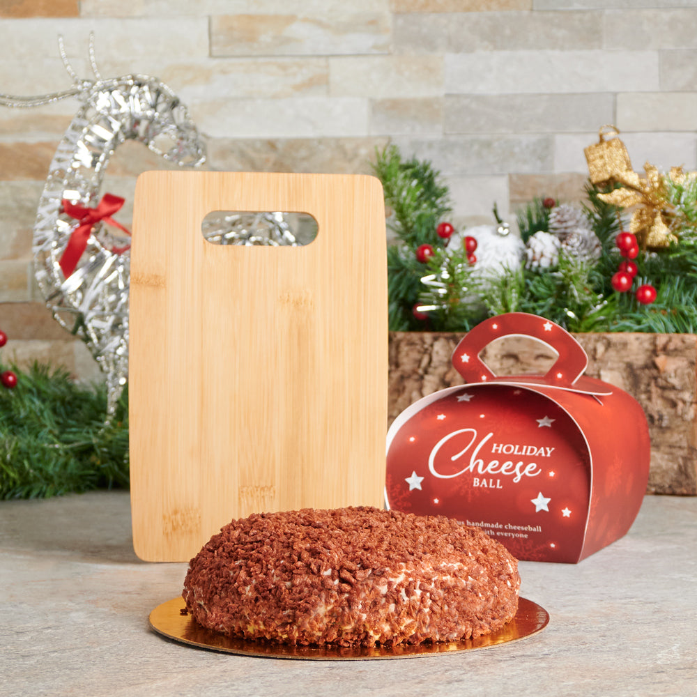 Classic Holiday Bacon Cheeseball, Christmas Gift Baskets, Xmas Gift Set, Cheeseball, Canada Delivery