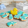 Blue Welcome Baby Boy Cookies, Baby Boy Cookies, Baked Goods, Baby Cookies, Canada Delivery