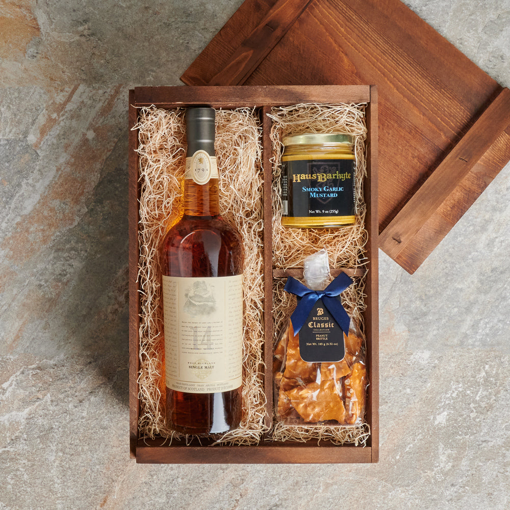 The Bold Whiskey Tasting Experience Gift Box, delivery liquor gift set, gourmet, liquor gift, delivery canada, canada