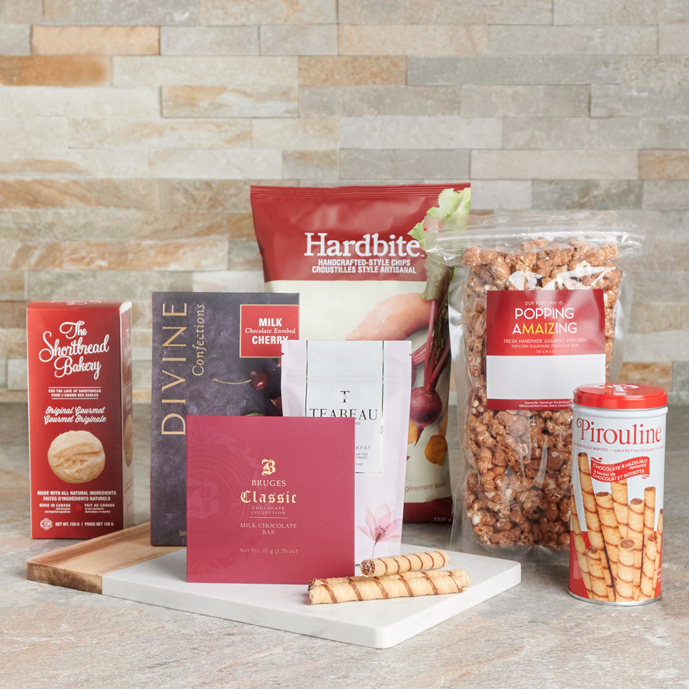 snack gift basket, Gift Basket, cookies, gourmet, Snacks, Chocolate, snack gift basket delivery, delivery snack gift basket, snack gift canada, canada snack gift, toronto